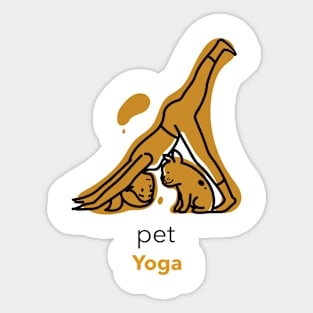 Pet Yoga Sticker